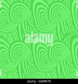 Green seamless oval pattern background Stock Vector