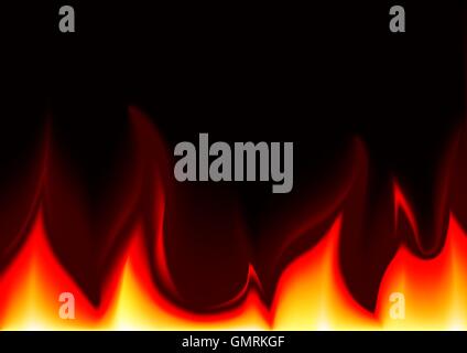 Flames Background Illustration Stock Vector