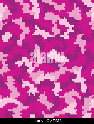 Seamless digital fashion camouflage pattern, vector background Stock ...