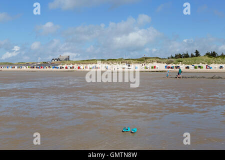 beach, Utersum, Foehr Island, North Friesland, Schleswig-Holstein, Germany Stock Photo