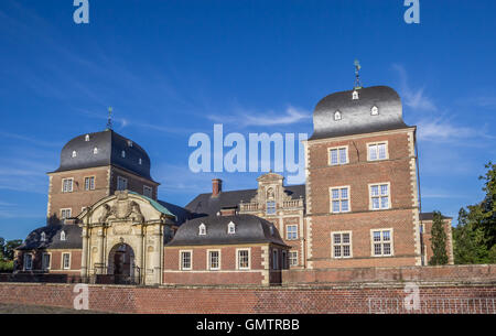 Baroque castle in the historical center of Ahaus, Germany Stock Photo