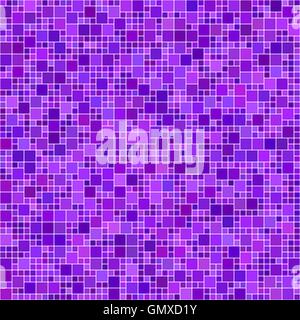 Purple square mosaic background Stock Vector