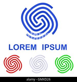 Corporate logo design template set Stock Vector