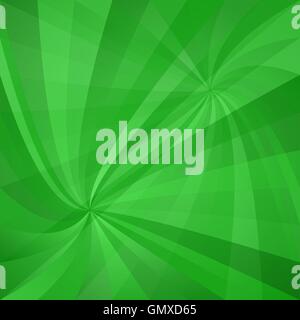 Green twisted design background Stock Vector