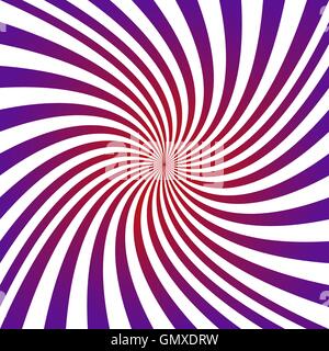 Purple red hypnotic spiral design background Stock Vector