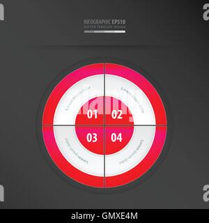 presentation template   neon pink Stock Vector