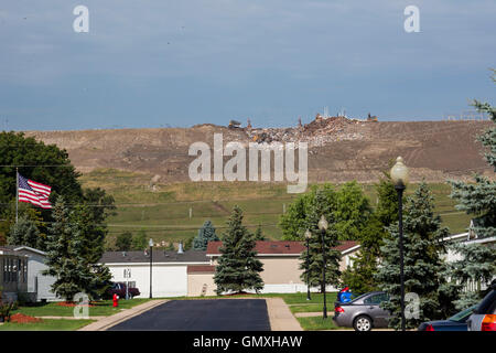 landfill canton michigan sauk republic hills trail services alamy next similar