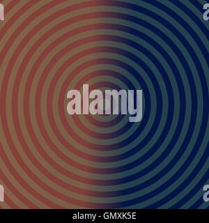 Dark background design with concentric circles Stock Vector