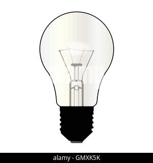 Isolated Light Bulb Stock Vector