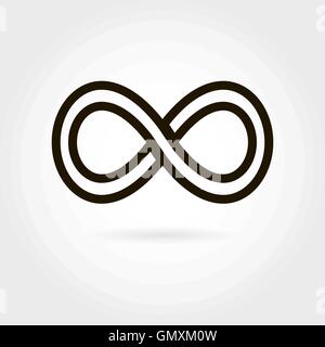 Limitless icon. Simple mathematical sign Stock Vector