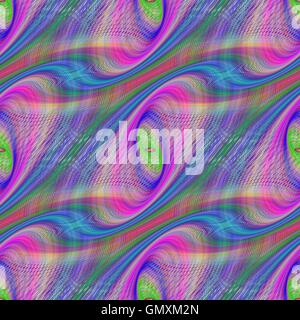 Seamless abstract colorful ellipse pattern background Stock Vector