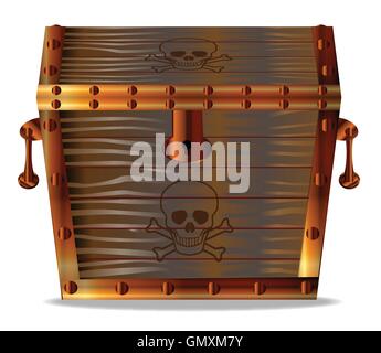 Pirates Treasure Chest Stock Vector
