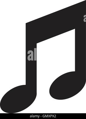 Music note icon - Vector Stock Vector