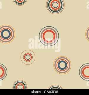 Seamless background from circles, vector illustration. Stock Vector
