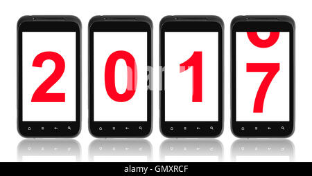 New year's 2017 Stock Photo