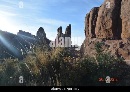 Amaru Meru, Gateway to Gods, Stargate, Puno, Peru Stock Photo