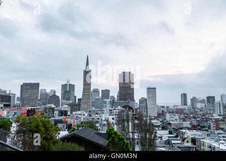 Business area and downtown of San Francisco, California, USA Stock Photo