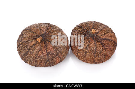 Dried figs isolated on white background Stock Photo