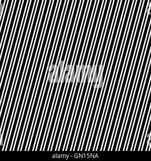 Seamless black and white angular stripe pattern Stock Vector