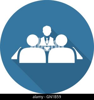 Conversation Icon. Flat Design. Stock Vector