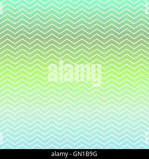 Green and blue chevron pattern background Stock Vector