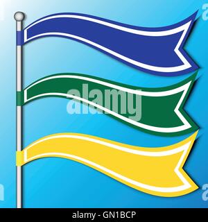 The Flag Banner Stock Vector