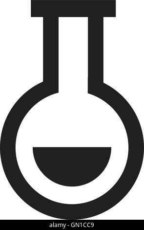 test tube icon Stock Vector