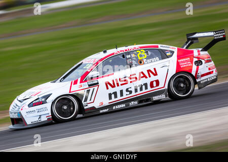 MELBOURNE, WINTON/AUSTRALIA, 22 MAY , 2016: Virgin Australia Supercars Championship  - Michael Caruso (Nissan Motorsport) during Stock Photo