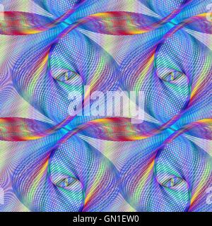 Abstract colorful seamless geometric pattern Stock Vector