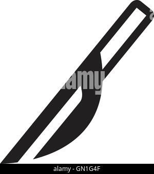vector illustration of modern icon scalpel Stock Vector