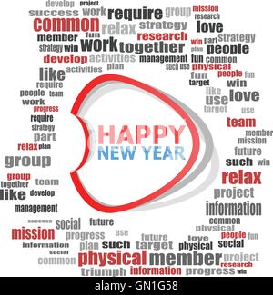 Happy New Year Card. banners set. Vector Illustration Stock Vector