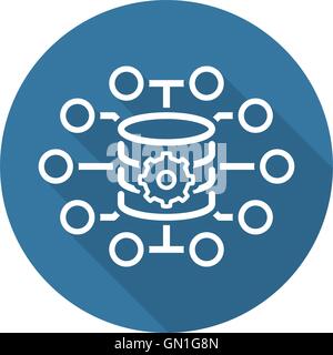 Small Data Icon. Flat Design. Stock Vector