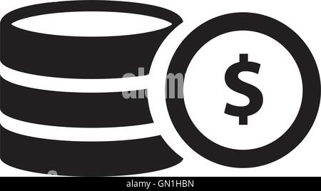 Coins Icons. Professional, pixel perfect icons Stock Vector