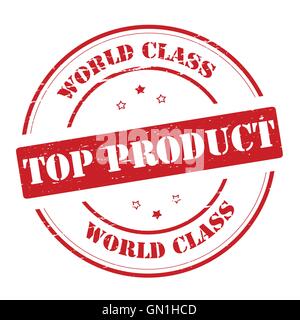 World class top product Stock Vector