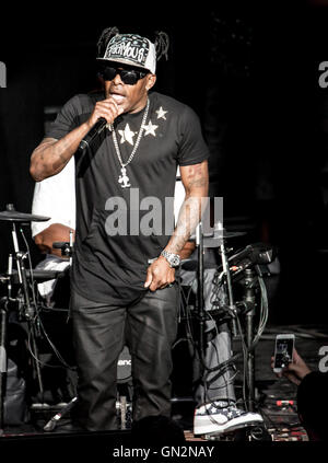 Clarkston, Michigan, USA. 19th Aug, 2016. COOLIO performing on the ''I Love The 90's Tour'' at DTE Energy Music Theatre in Clarkston, MI on August 19th 2016 © Marc Nader/ZUMA Wire/Alamy Live News Stock Photo