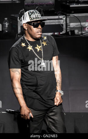 Clarkston, Michigan, USA. 19th Aug, 2016. COOLIO performing on the ''I Love The 90's Tour'' at DTE Energy Music Theatre in Clarkston, MI on August 19th 2016 © Marc Nader/ZUMA Wire/Alamy Live News Stock Photo