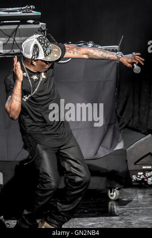 Clarkston, Michigan, USA. 19th Aug, 2016. COOLIO performing on the ''I Love The 90's Tour'' at DTE Energy Music Theatre in Clarkston, MI on August 19th 2016 © Marc Nader/ZUMA Wire/Alamy Live News Stock Photo