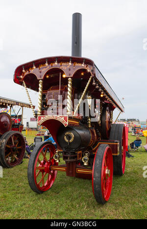 John Fowler showmans engine at blandford steam fair 2016 Stock Photo