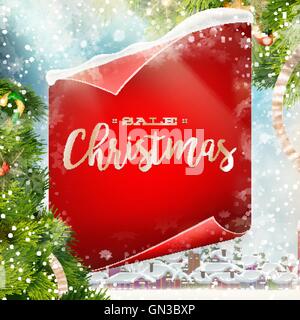 Merry Christmas greeting card. EPS 10 Stock Vector