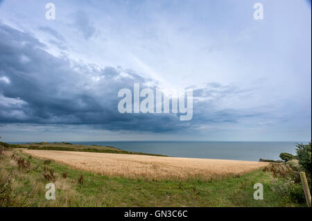 Landscape view of Prawle, in the South Hams area of south Devon. Stock Photo