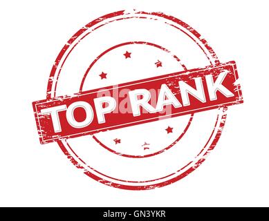 Top rank Stock Vector