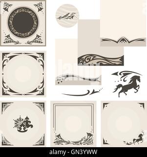 Arabic ornaments Stock Vector