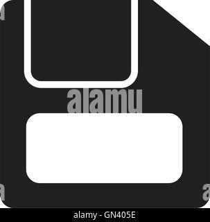 Floppy disk flat icon Stock Vector