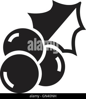 Vector illustration of isolated black and white store icon Stock Vector