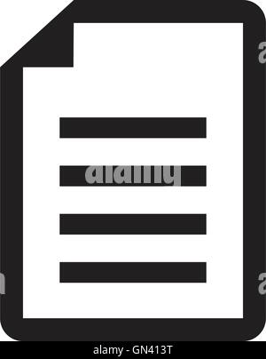 Pictograph of note Stock Vector