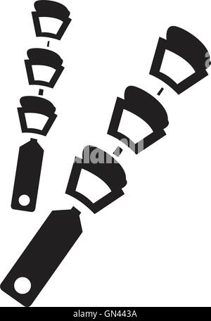 Vector black barbecue icon set Stock Vector Image & Art - Alamy