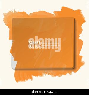 Abstract artistic Background with paint element. Stock Vector