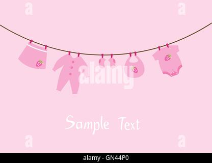 line little baby sock clothes design Stock Vector Image & Art - Alamy