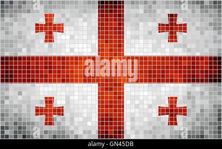 Flag of Georgia Stock Vector
