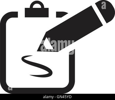 Pictograph of note Stock Vector